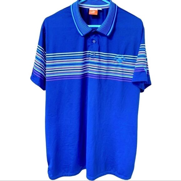 PUMA Men’s Poppy Ridge Golf Polo SHIRT XXL - Picture 1 of 11